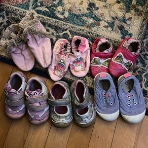 Lot of 6-12m and 4 shoes